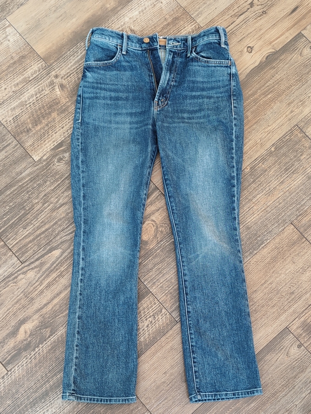 NWOT MOTHER The Hustler Ankle in Bending The Rules wash Size 28